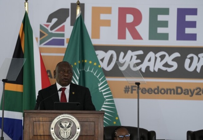 South Africa Marks Freedom Day Ahead of Tough General Election...