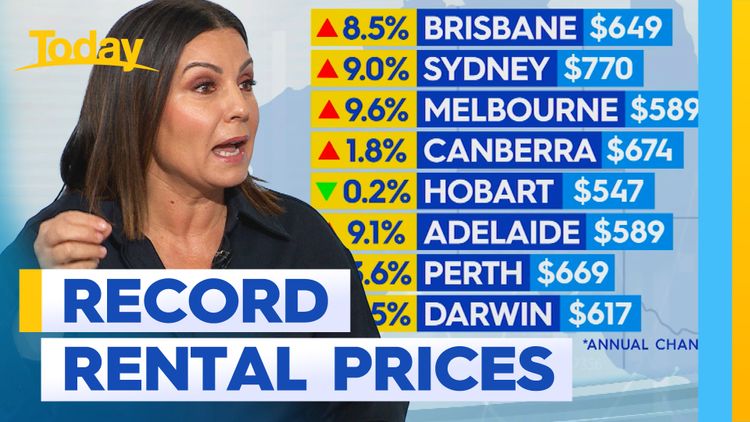 Rental Prices Across Australia Hit a Record High...